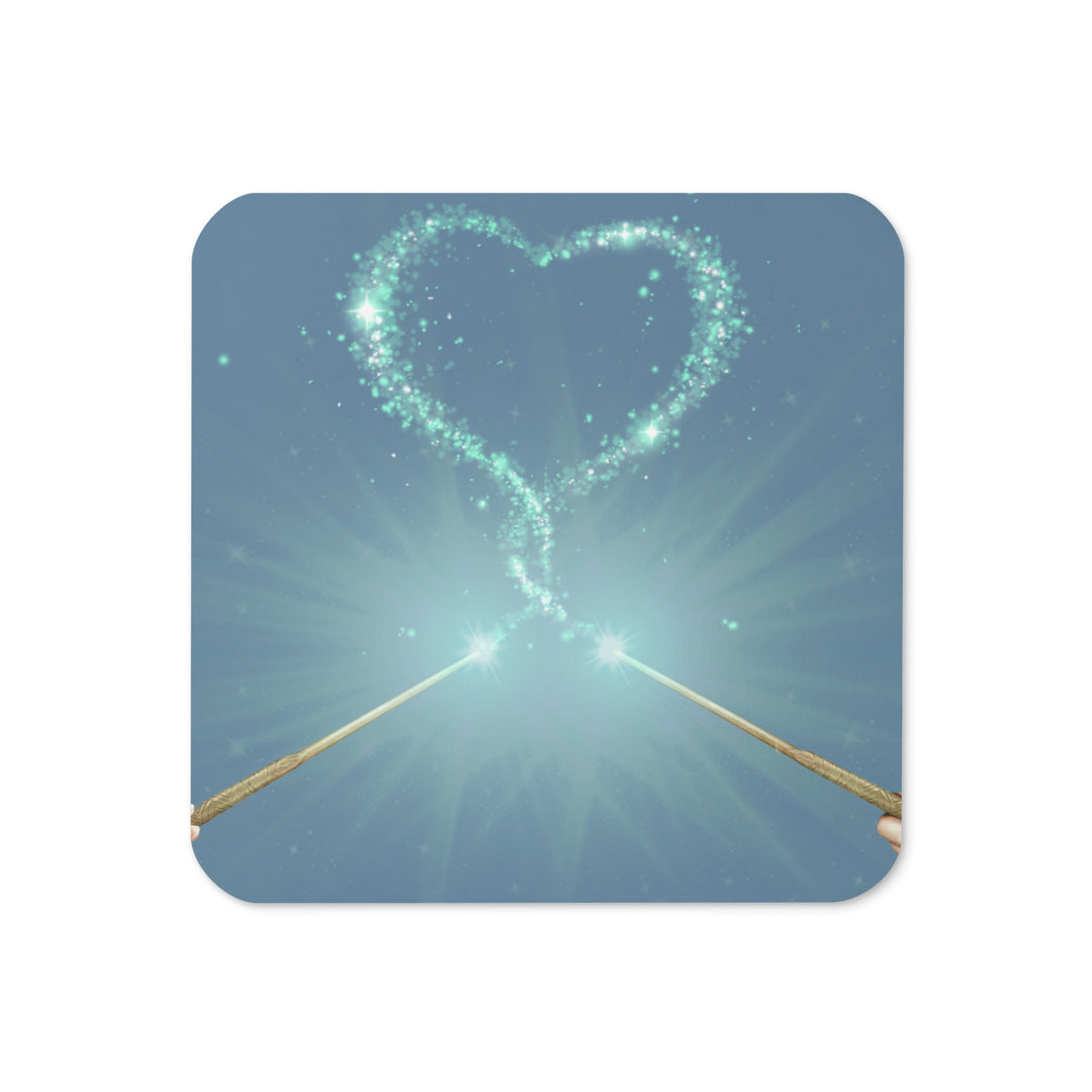 Cork-back coaster - Magical Heart