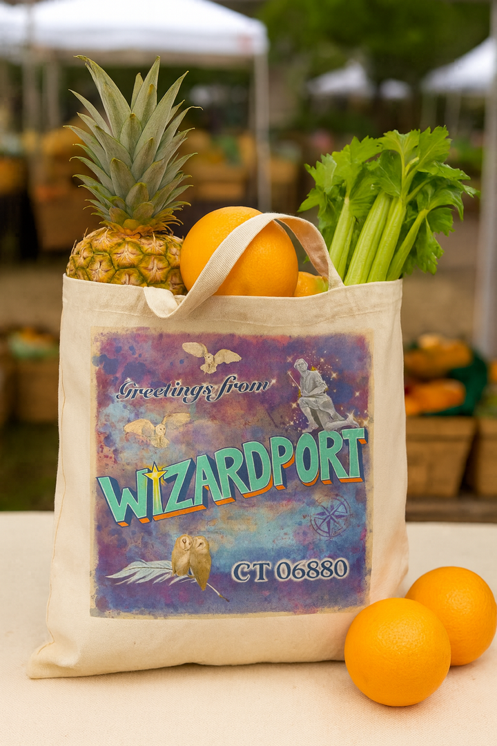 Greetings Wizardport Cotton Tote (Copy)