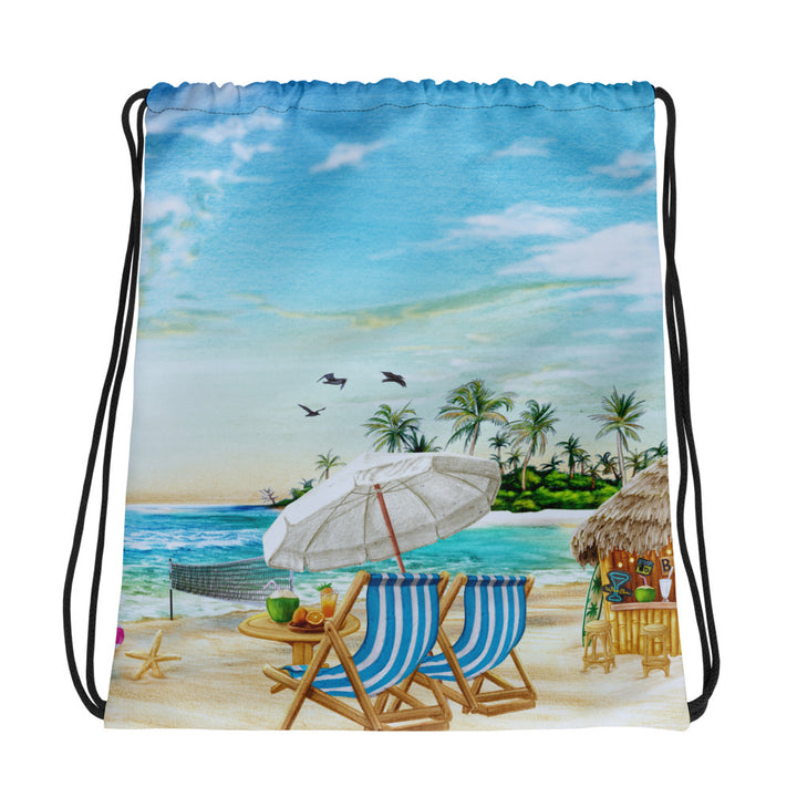 StringAlong Drawstring Bag - Beach Party