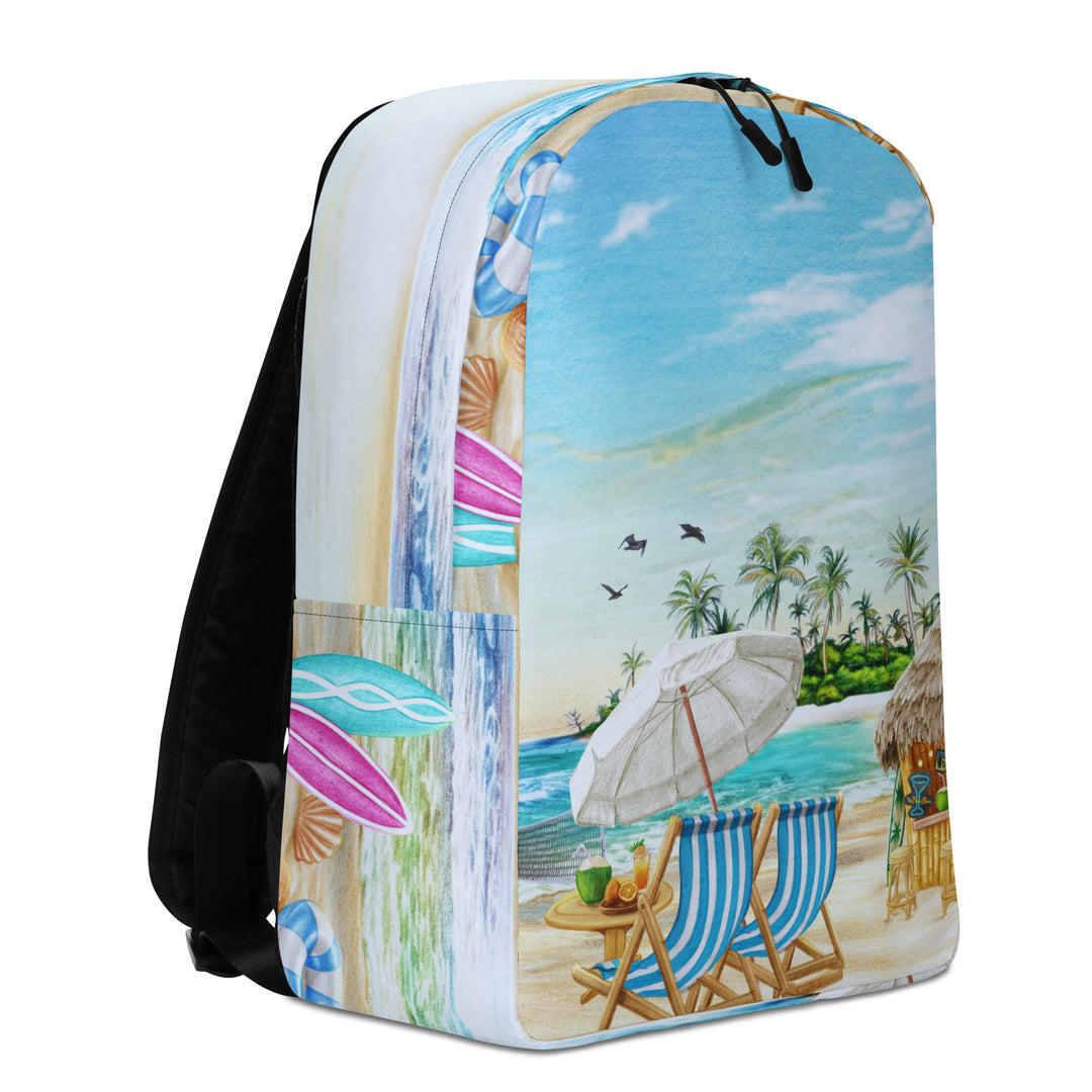 Minimalist Backpack - Beach Party