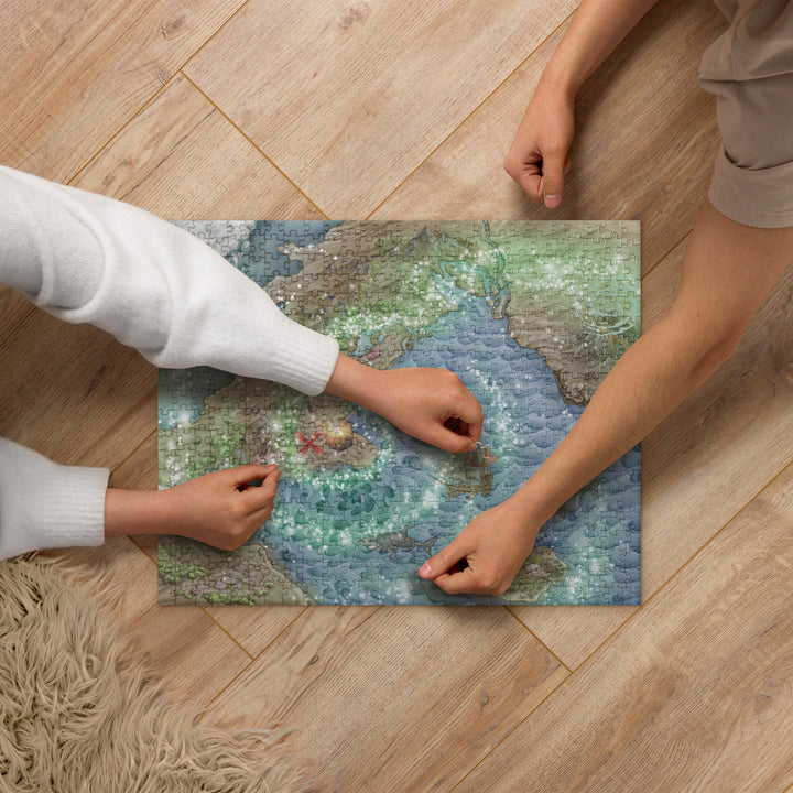 Jigsaw Puzzle Treasure Map