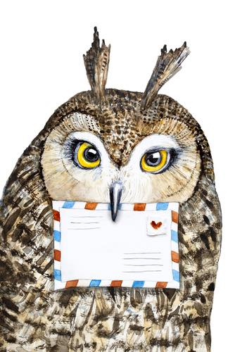 Email sign up owl for Austin the Famous Author updates