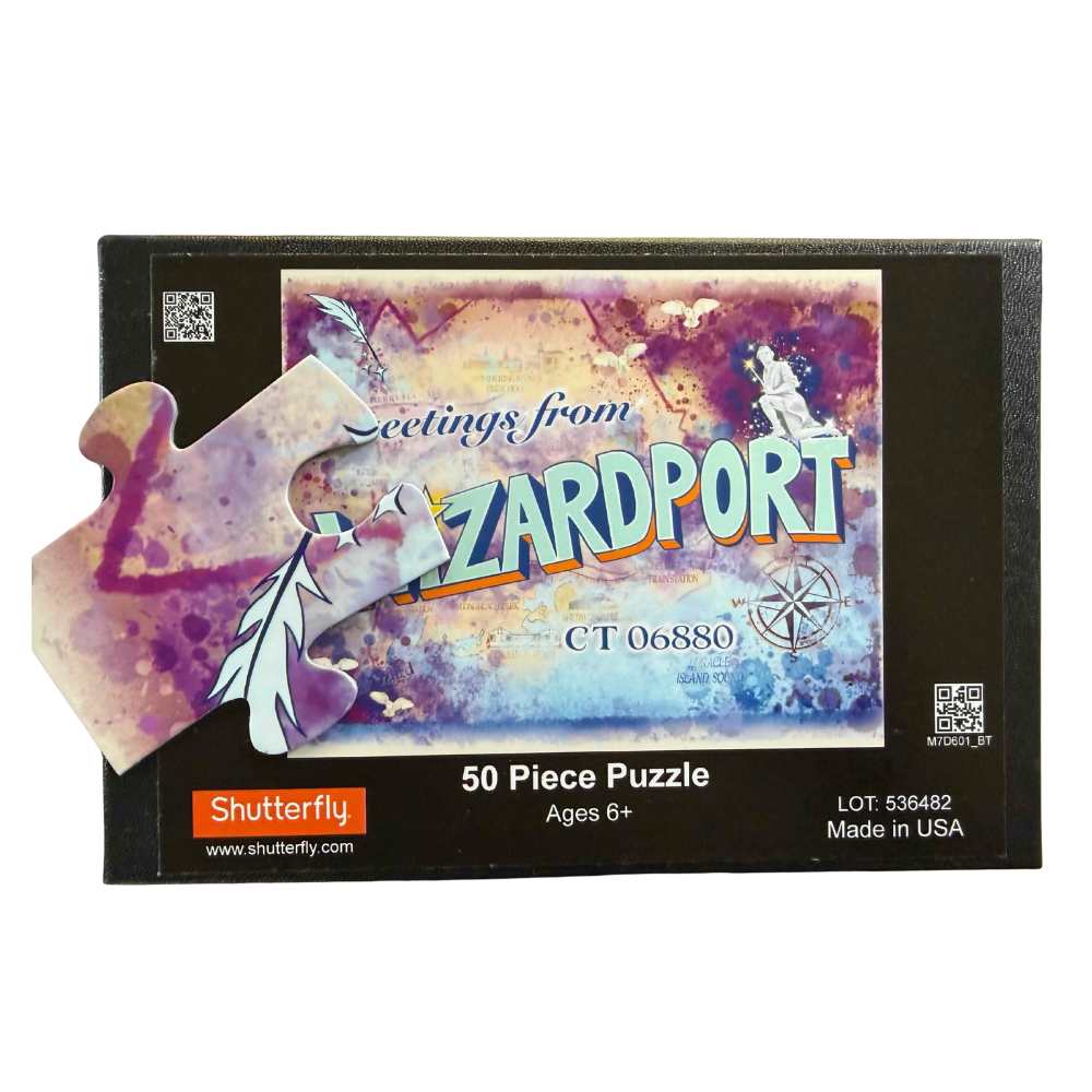 Wizardport CT Puzzle 50 Piece Large Size Kids, Seniors.
